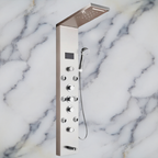 HydroLux – Colonne de douche LED hydromassante-bullededouche