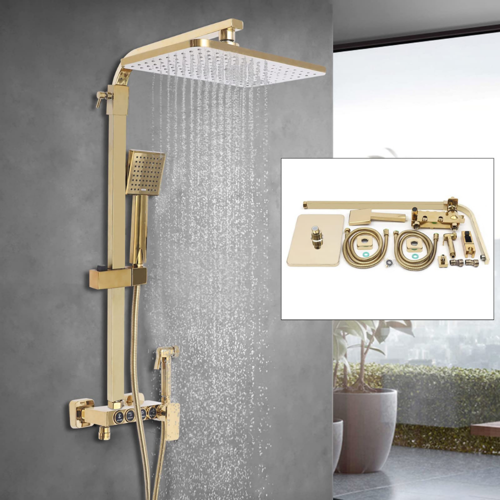 HydroSense – Colonne de douche LED thermostatique-bullededouche