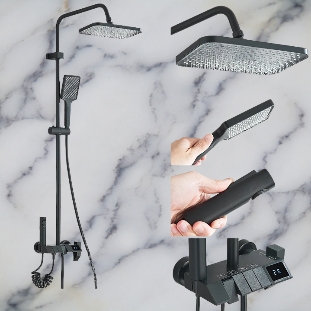 HydroPiano – Colonne de douche digitale multifonction-bullededouche