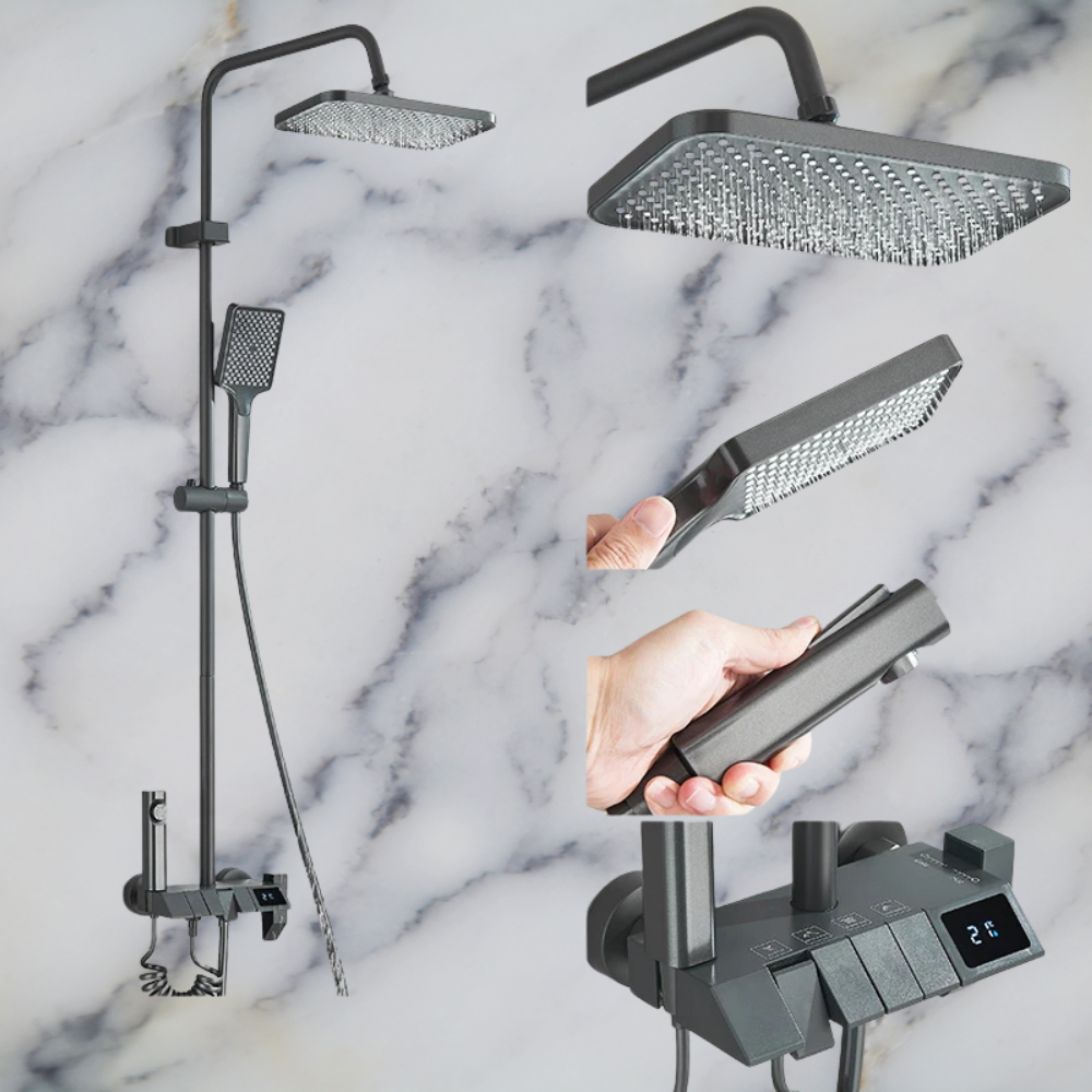 HydroPiano – Colonne de douche digitale multifonction-bullededouche