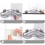 Étagère salle de bain en Acier Inoxydable-bullededouche