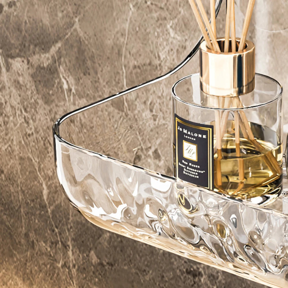 Etagere salle de bain Transparente-bullededouche