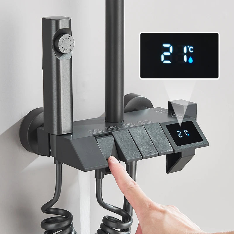 HydroPiano – Colonne de douche digitale multifonction-bullededouche
