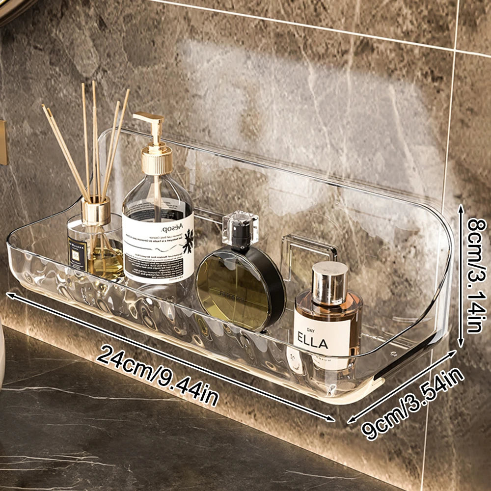 Etagere salle de bain Transparente-bullededouche