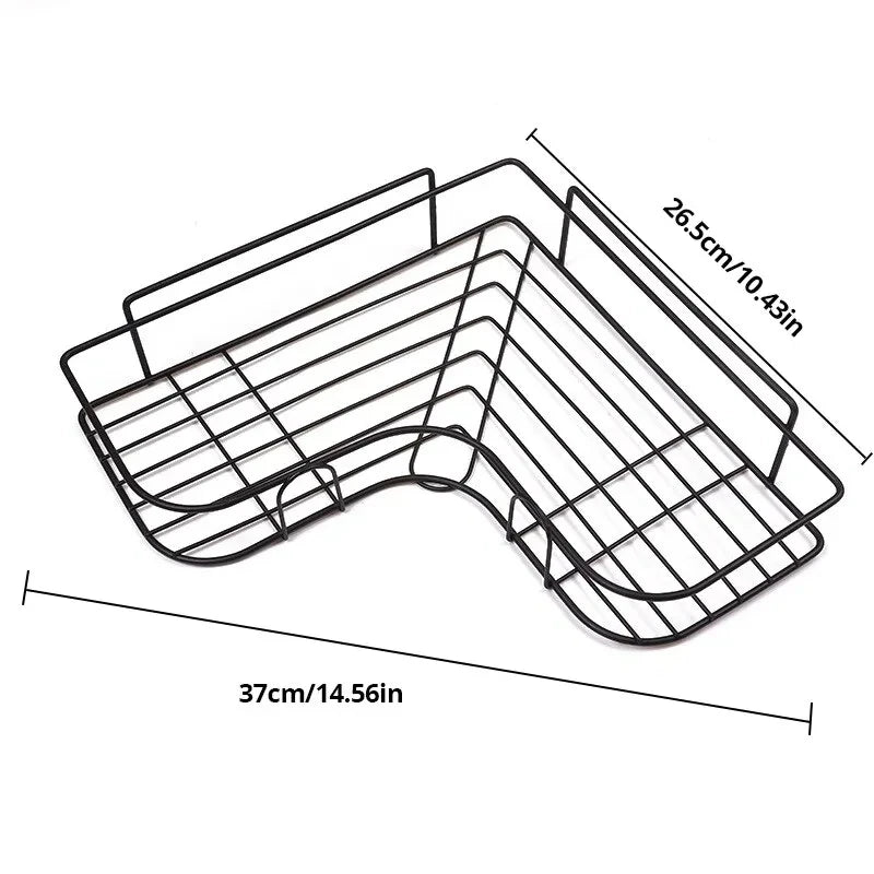 Étagère salle de bain en Acier Inoxydable-bullededouche